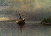 Albert Bierstadt Wreck of the Ancon in Loring Bay, Alaska France oil painting reproduction
